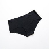 头 女纯色运动短裤 微瑕疵外贸女士黑色内裤 中腰冰丝无痕舒适三角裤