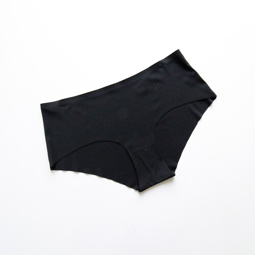 女士三角裤冰丝无痕中腰简约纯色