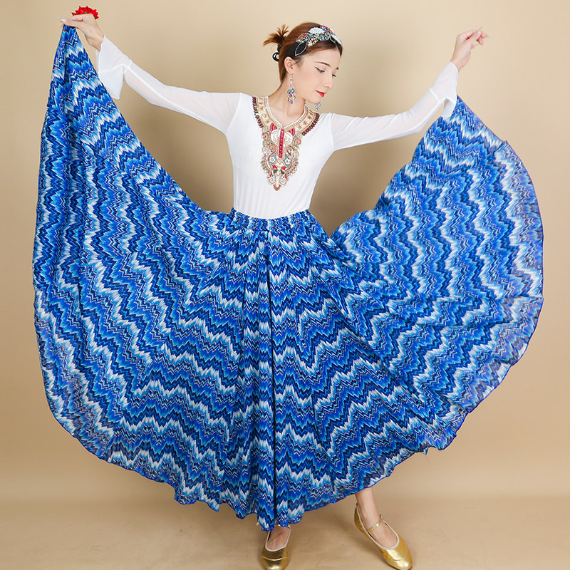 新疆舞蹈720大摆裙民族风广场舞