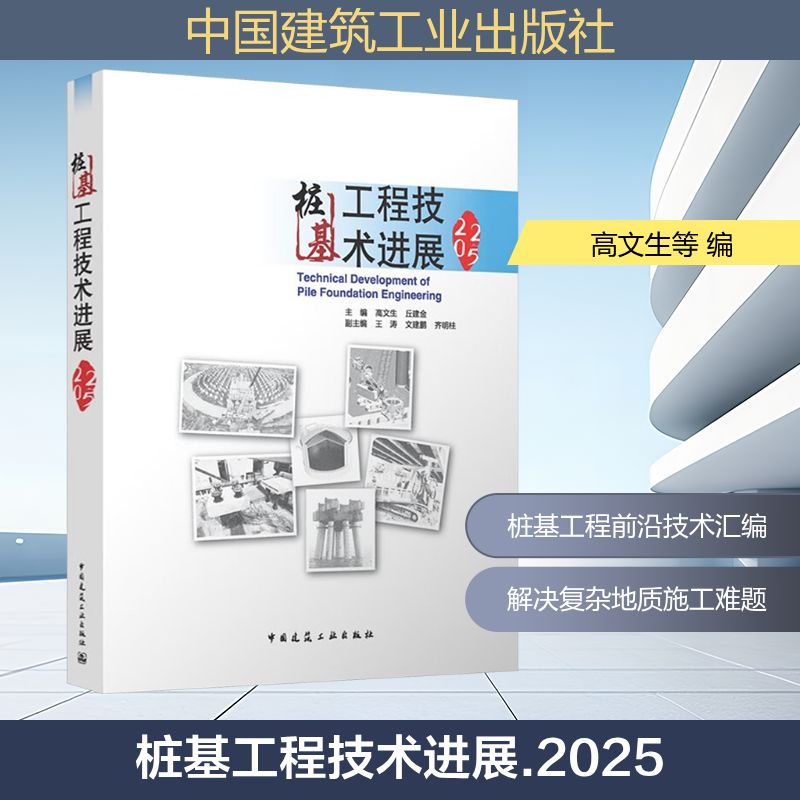 桩基工程技术进展高文生, 丘建金主编中国建筑工业出版社9787112317851