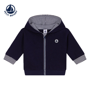 【2026春夏新品】Petitbateau小帆船婴幼儿连帽卫衣A0FB0