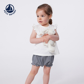 婴幼儿纯棉上衣A0COP 法国Petitbateau小帆船童装 2025春夏
