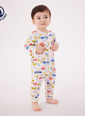 【2026春夏新品】法国Petitbateau小帆船童装婴幼儿连体衣A0FAV