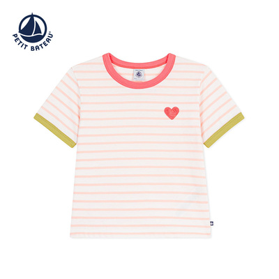 【2026春夏新品】Petitbateau小帆船童装T恤衫A0FR1