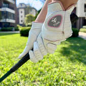 全小羊皮高尔夫球女款 手套纯小羊皮韩国进口防滑耐磨舒适透气GOLF