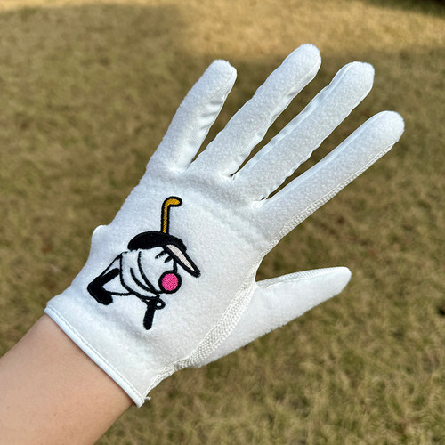 高尔夫球手套女冬季防寒保暖一双