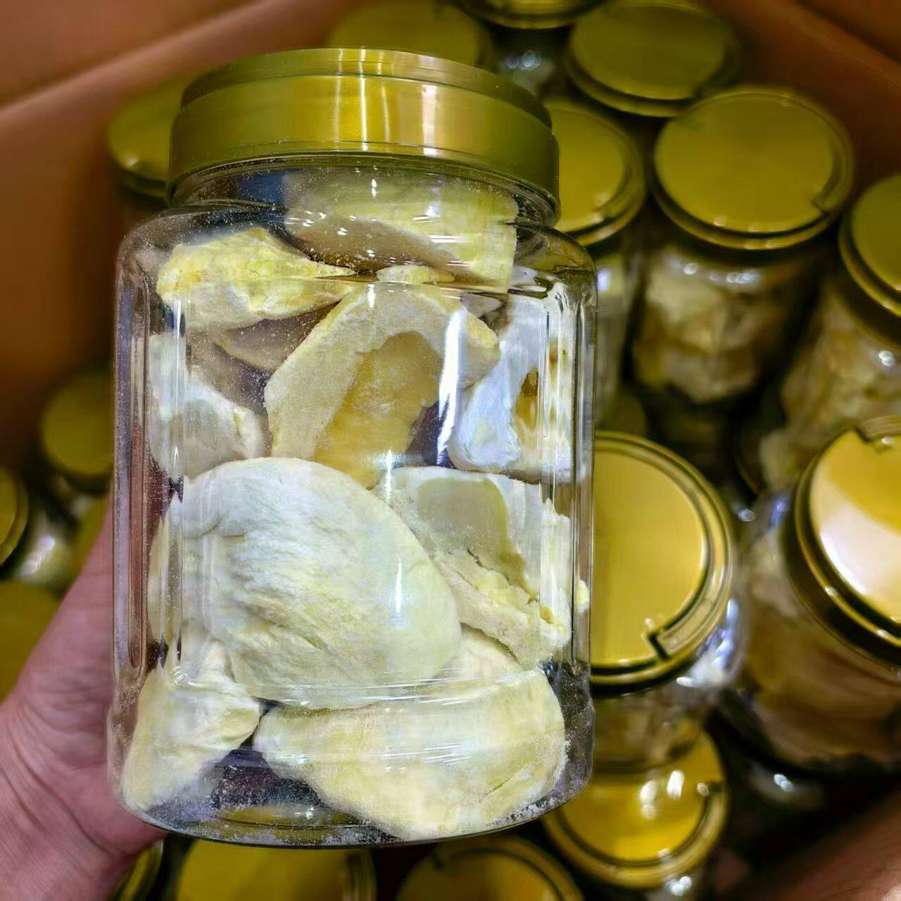 榴莲干冻干榴莲正宗泰国金枕头猫山王特产榴莲脆块网红零食水果干