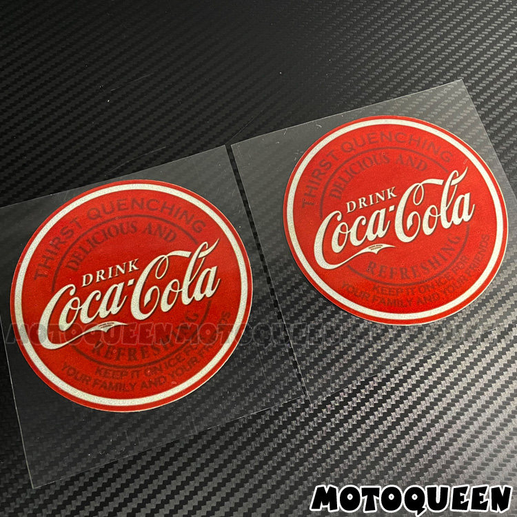 复古机车小牛电动摩托车边盖头盔挡风导流罩油箱可乐贴纸贴花画膜