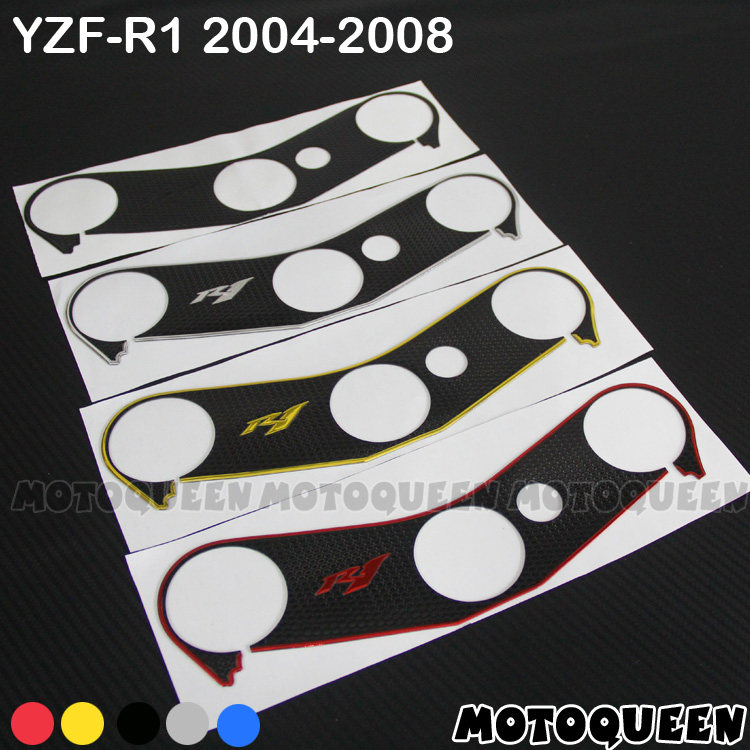 适用YZF1000雅马哈YZF-R1摩托车上联板贴花三星贴纸04 05 06-20年
