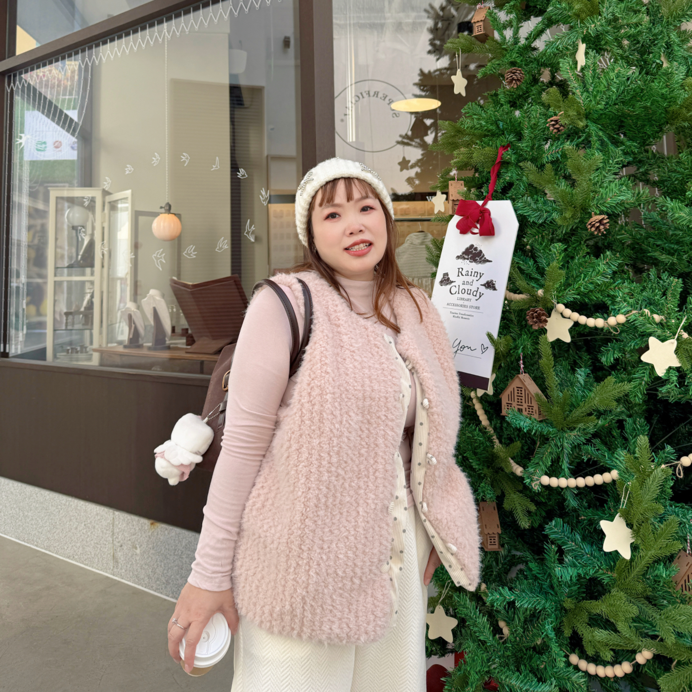 羊羔毛马甲背心内搭两件套上衣