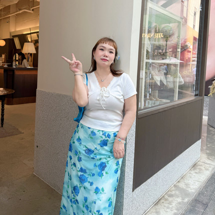 精灵家微胖大码女装蕾丝边设计感纯欲风修身辣妹短袖T恤女上衣潮