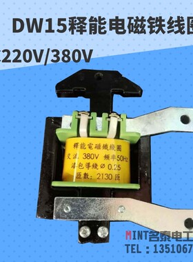 DW15-1600/2500释能电磁铁线圈 断路器闭合闭锁交流AC220V/380V