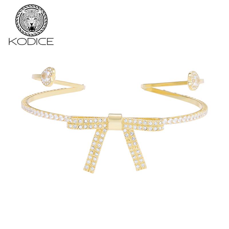 KODICE金色蝴蝶结镶钻发箍