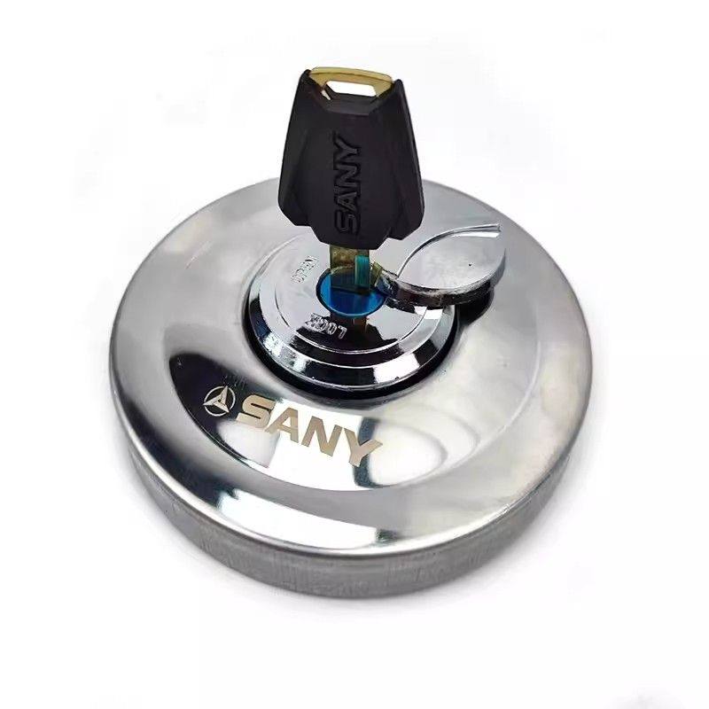 三一挖机油箱盖SY55 65 75 135 215 235 365防盗油箱盖挖掘机滤网