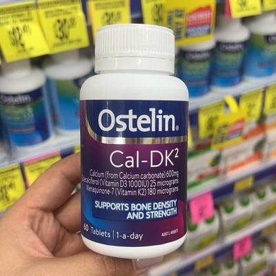 Ostelin奥斯特林成人钙维生素D青年中年老年孕妇K2澳洲