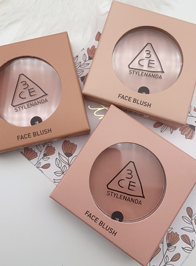 3CE单色腮红液体膏新品晒红女nude peach正品自然蜜桃delectable