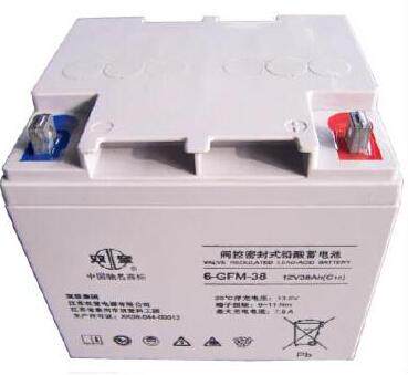 双登蓄电池 12V38AH蓄电池 UPS 双登6-GFM-38免维护铅酸蓄电池