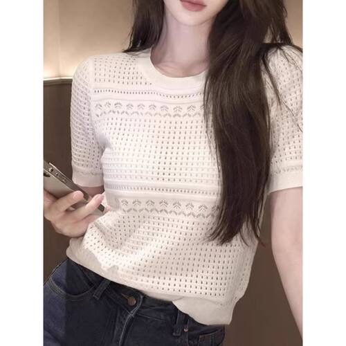 女夏季短袖t恤薄款小衫
