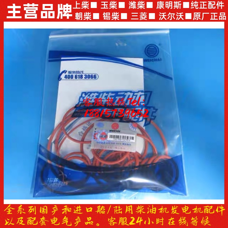 潍柴发动机原厂配件发动机胶圈修理包  WD12WP12WD10WP10