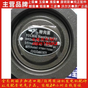 玉柴发动机原厂配件YC4EYC4110助力泵E24L1转向泵 转向机
