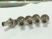 BNC BNC母对母直通 KKY 带螺母固定转接头 75欧姆 纯铜