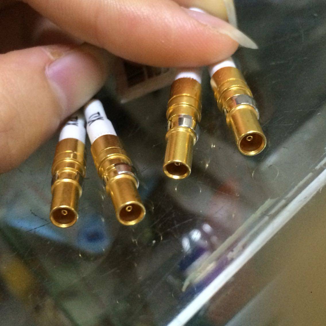 CC4-KK CC4母对母内孔75欧2M光端机延长线两兆机房射频信号同轴线