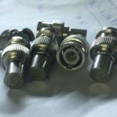 BNC J铜芯75欧姆负载BNC公监控视频堵头闷头BNC终端负载