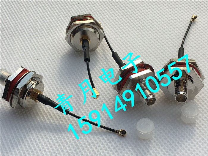 RP-SMA/IPX-KK网桥AP防水M16*1.0牙SMA母内针转IPEX固定防水跳线