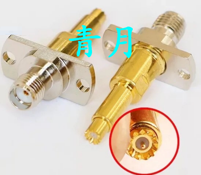 RF射频测试头 C3.5手机测试头 3.5MM带齿转SMA母头固定高频转接头