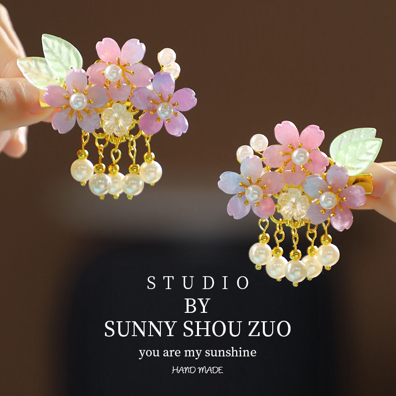 汉服古风发饰端午节粽子节头饰