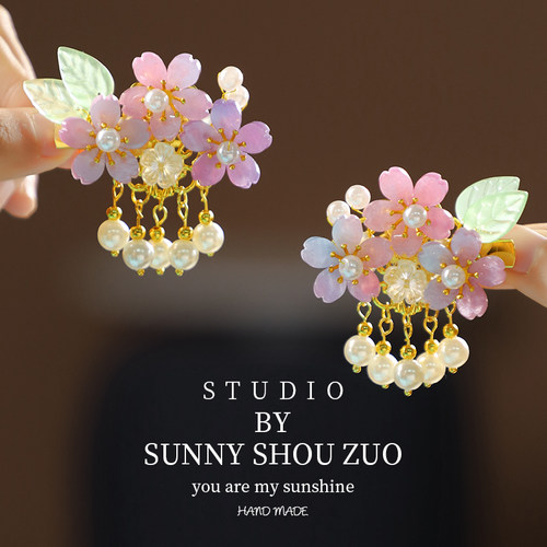 汉服古风发饰端午节粽子节头饰