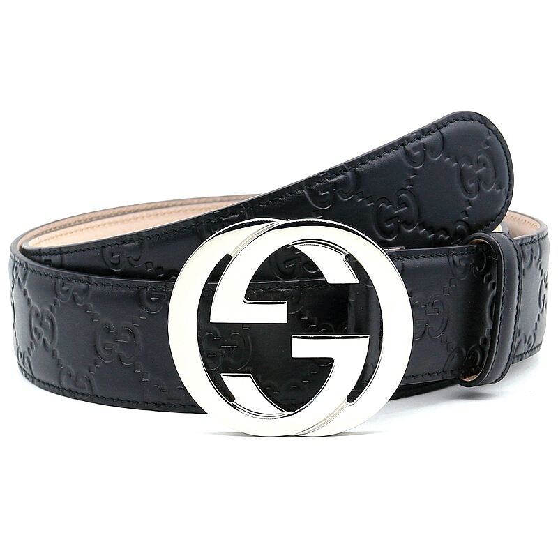 Gucci/¹ÅÆæ¹Å³Û 2018е½»õ ÄÐʿţƤƤ´ø¾µä¿îË«GÑü´ø411924