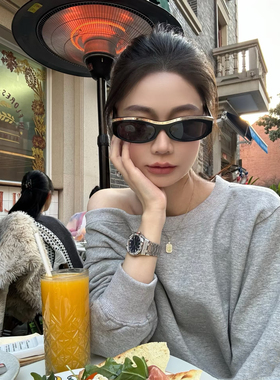CBENJO/经典耐看！老钱风金属边板材时髦 墨镜 防紫外线太阳镜