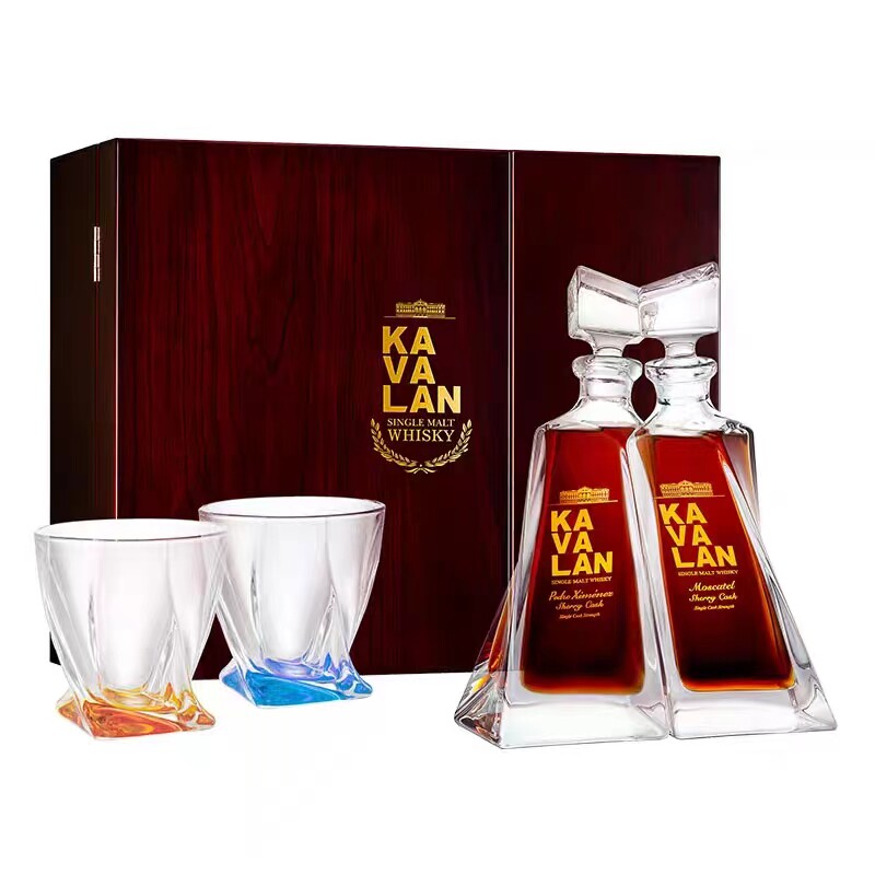 金车KAVALAN 噶玛兰尊酿威士忌 PX&Moscatel雪莉桶对酒组 500ml*2