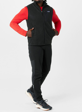 25新款巴塔抓绒马甲R1 Air Vest透气开衫背心男士Patagonia 40285