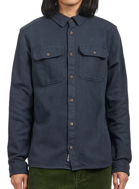 巴塔重磅复古斜纹衬衫法兰绒长袖衬衣Patagonia Fjord Loft 42440