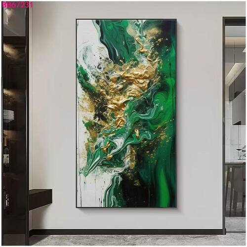 抽象简约现代玄关过道装饰画