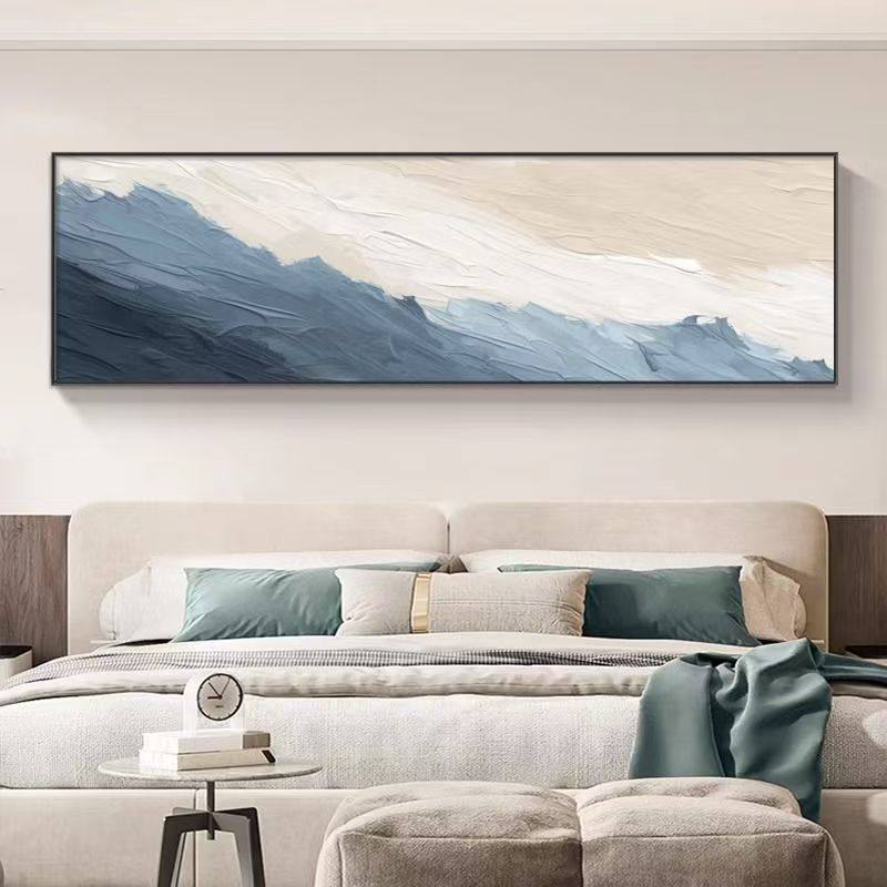 现代轻奢卧室儿童房装饰画北欧动物男孩女孩床头大象挂画房间公寓