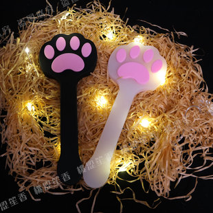硅胶猫爪拍小圈实践工具可爱重度留印拍子戒尺板子手拍