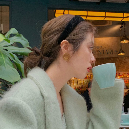 韩风优雅气质秋冬丝绒头箍