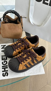 2025秋季 新款 时尚 特价 单鞋 女鞋 百搭舒适厚底板鞋 潮 诗歌兰真皮特价