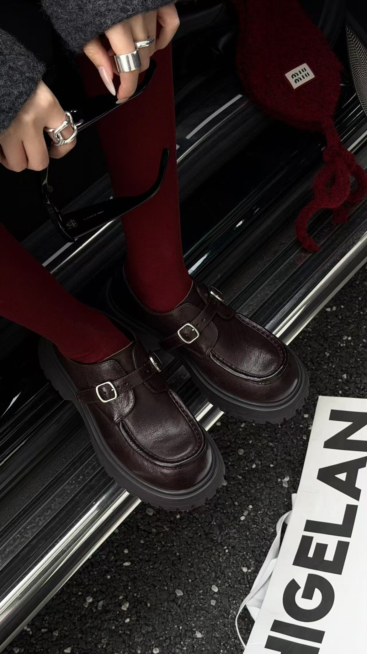 诗歌兰真皮女鞋2026新款时尚百搭舒适厚底增高英伦风乐福鞋单鞋潮,女鞋,乐福鞋（豆豆鞋）,淘宝优惠券,粉丝福利购,淘宝优惠卷