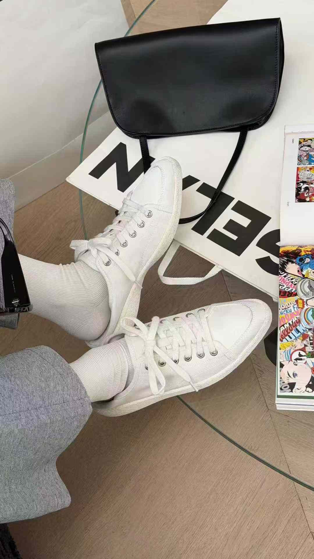 诗歌兰真皮女鞋2026新款时尚百搭厚底休闲鞋帆布鞋球鞋小白鞋板鞋,女鞋,帆布鞋,淘宝优惠券,粉丝福利购,淘宝优惠卷