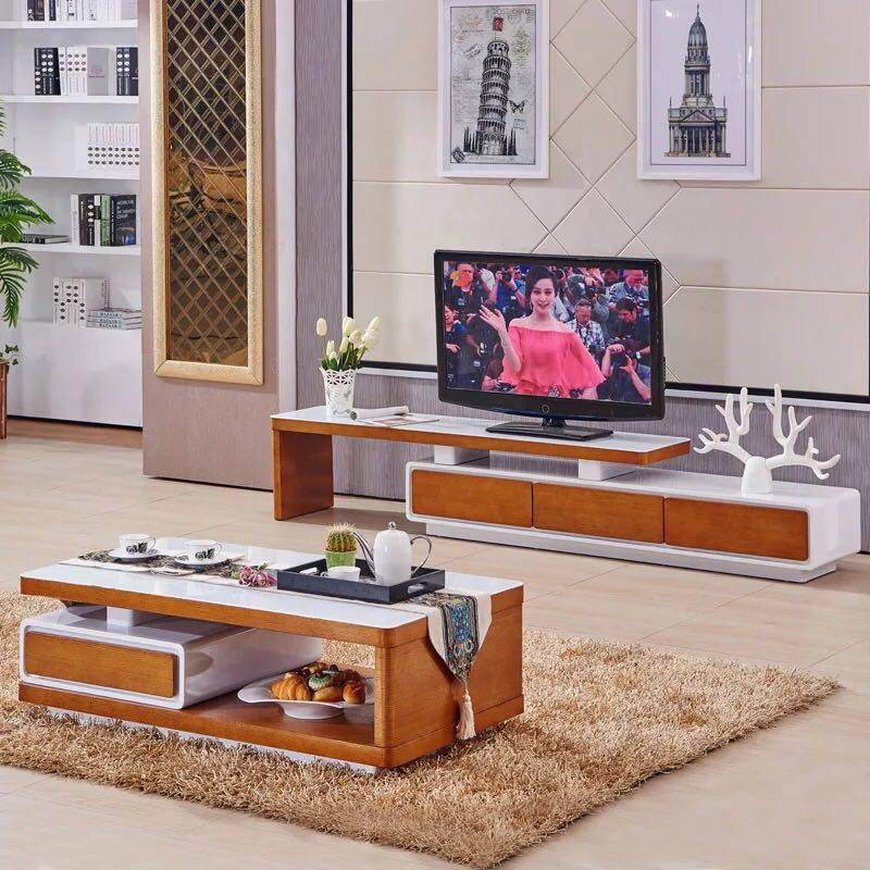 简约现代茶几电视柜组合时尚钢化玻璃圆角钢琴烤漆小户型客厅套装|msdalam kategori perabot kediaman, kabinet, kabinet TV - dari Buy2taobao.com untuk memberikan perkhidmatan ejen Taobao profesional membeli