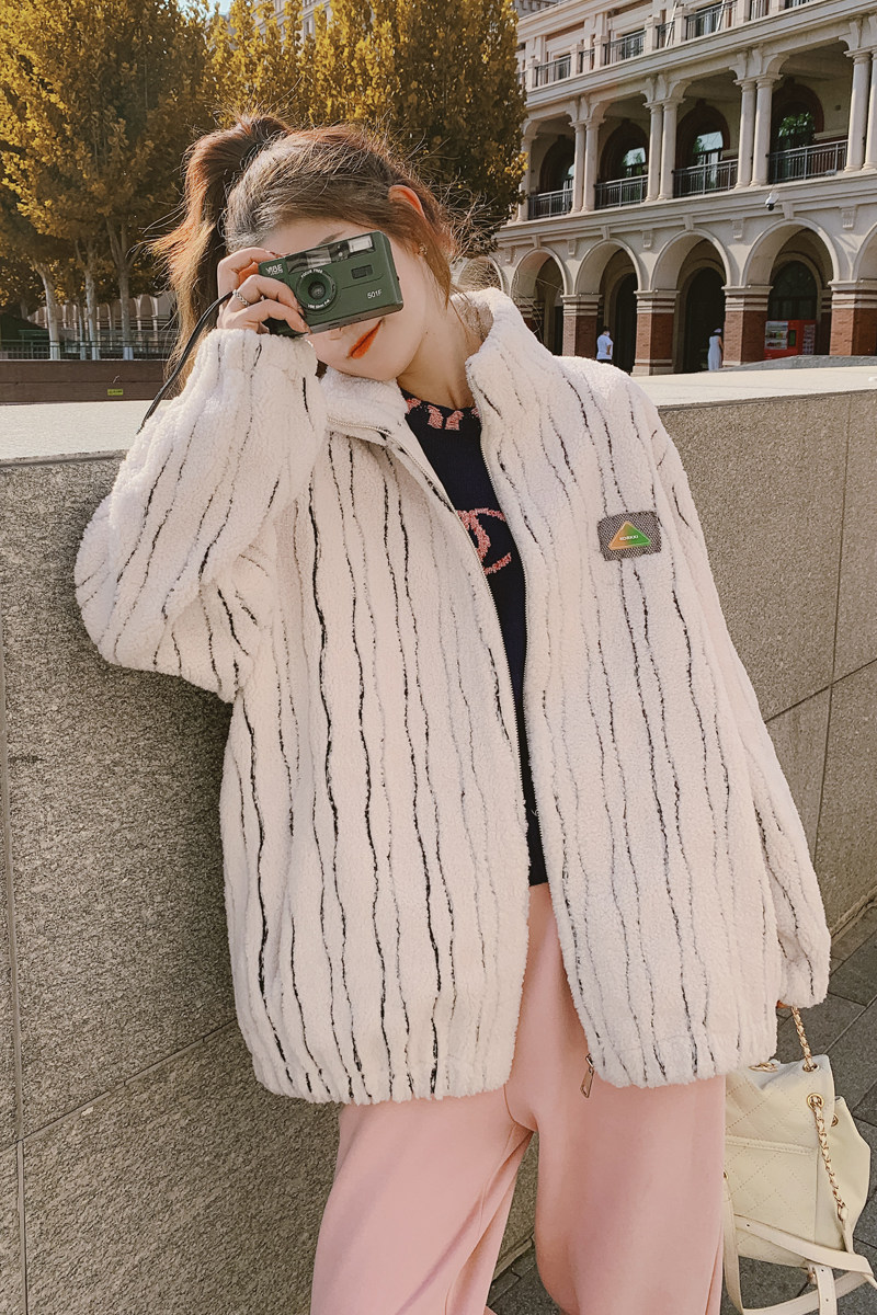 现货浙宝215-Y878-P170皮毛一体加厚保暖(限278元）,女装皮草,婷丫丫