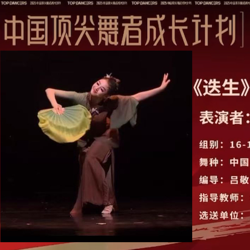 舞蹈迭生 迷迭现代舞艺考中国舞舞蹈演出舞蹈扇真丝扇舞跳舞扇