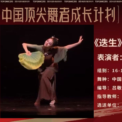 舞蹈迭生 迷迭现代舞艺考中国舞舞蹈演出舞蹈扇真丝扇舞跳舞扇