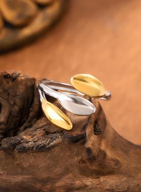 双色不锈钢轻奢简约戒指