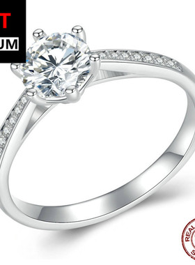 艾芙乐跨境纯银s925闪耀莫桑石