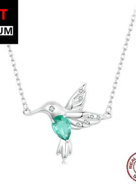 艾芙乐原创设计灵动蜂鸟项链s925